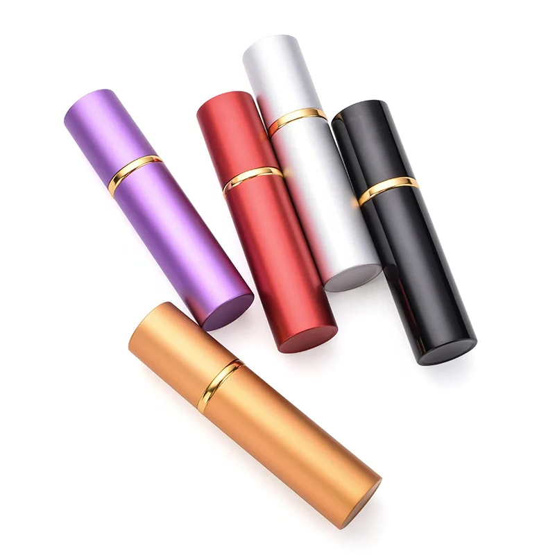 Fragrance Atomizer Pump - トラベルフレグランススプレー,詰め替え可能なミニスプレーボトル,空の香水噴霧器,5個,10ml
