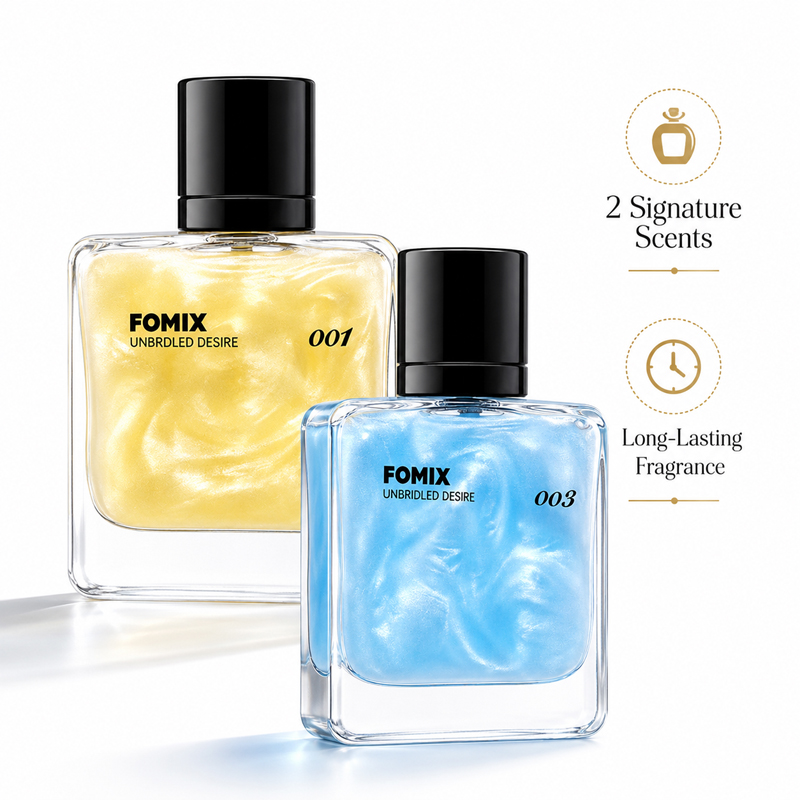 Perfume In Fragrance - FOMIX 2個入りメンズ香水セット、長時間持続するフレッシュオーシャン＆温かみのある魅惑的なオードパルファムスプレー、シトラスフローラルムスクウッディコロン、昼夜兼用携帯用フレグランスギフト（彼への贈り物）