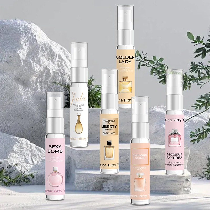 The Collection Perfume Fragrance - 5ML香水セット 長持ちミニフレグランスコレクション 高級オードパルファム エレガントで甘く爽やかなプレミアムトラベルフレグランスギフトボックス