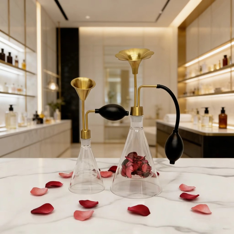 壁掛け式フレグランスサンプリングバイアル ガラス真鍮素材 8 - Perfume Fragrance Shop のレビューと価格