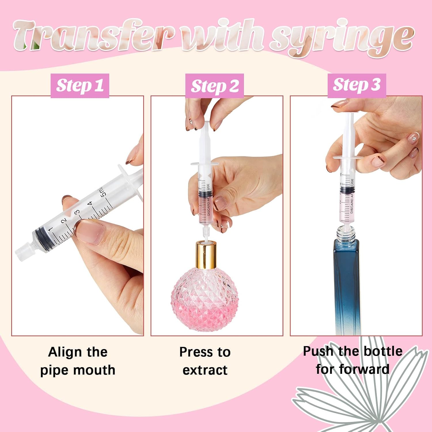 25/50 個の香水詰め替えポンプツール転送キット、漏斗、デ - Fragrance Atomizer Pump のレビューと価格