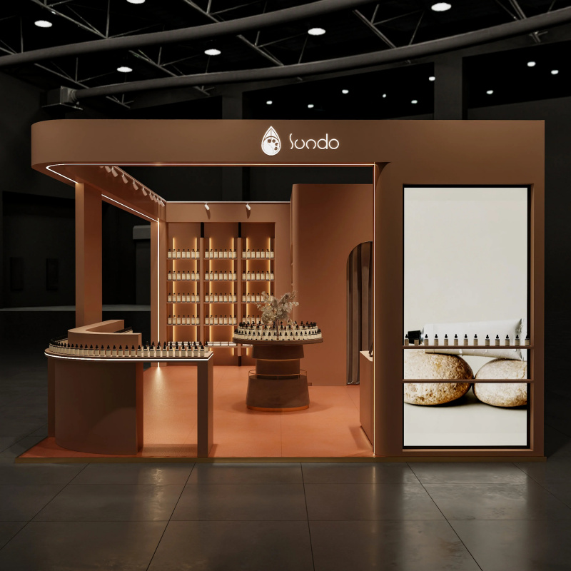 カスタムエレガントな香水キオスクデザイン、丸型フレグランスデ - Perfume Fragrance Shop のレビューと価格