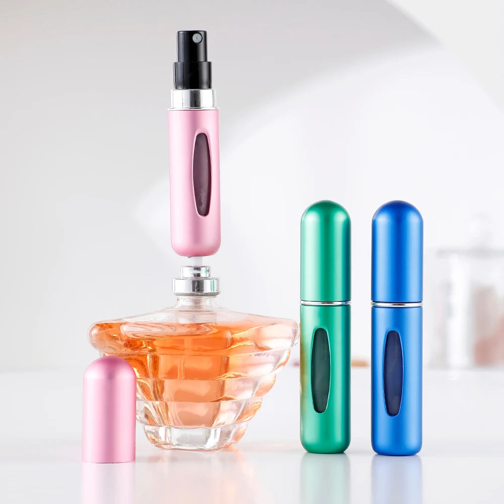 新しいホット5個セットポータブル5ミリリットル香水詰め替えボ - Fragrance Atomizer Pump のレビューと価格