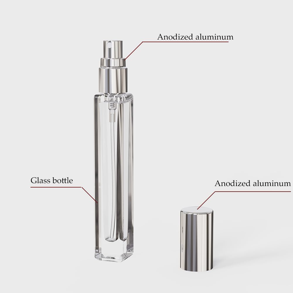 5個入りコロンアトマイザー空ボトル、10MLミニ香水ボトル、 - Fragrance Atomizer Pump のレビューと価格