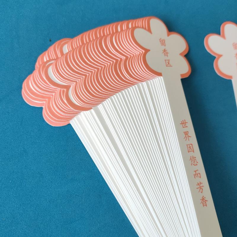 10 枚の花の形をした香水テストストリップ、空白の書き込みエ - Perfume Fragrance Shop のレビューと価格