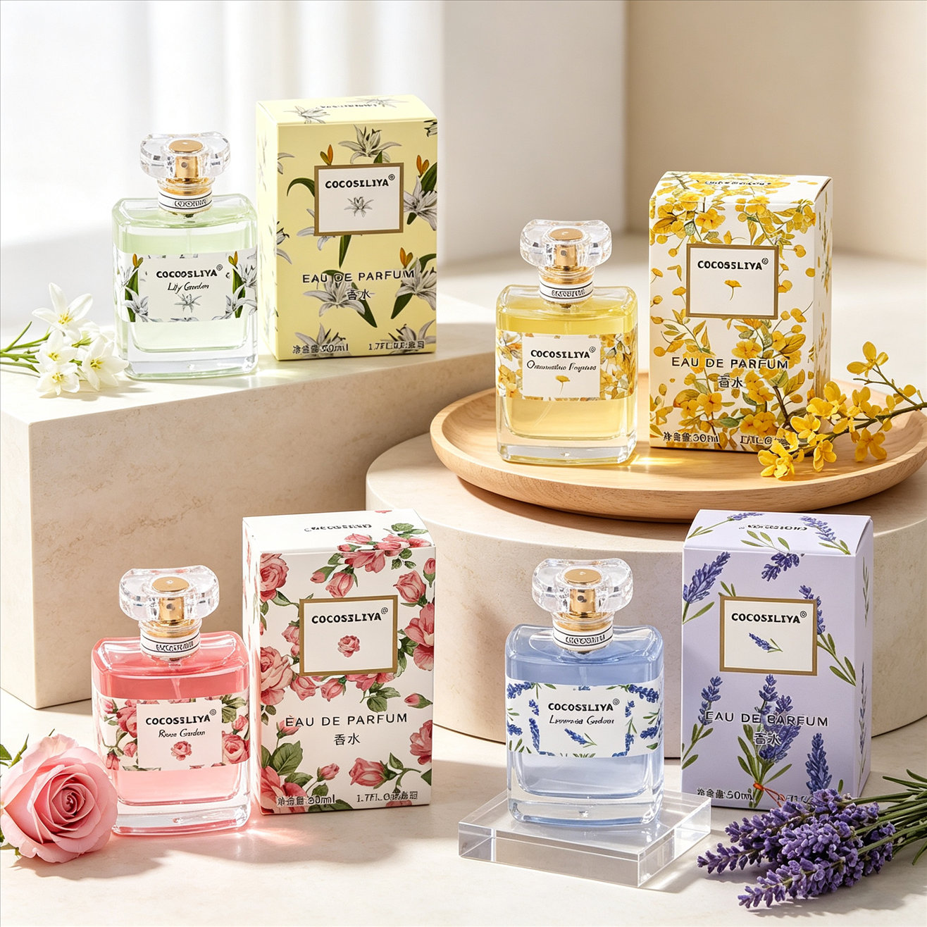 COCOSILIYA 女性用香水、1.7オンス×2パック、ユ - Perfume Fragrance Rose のレビューと価格