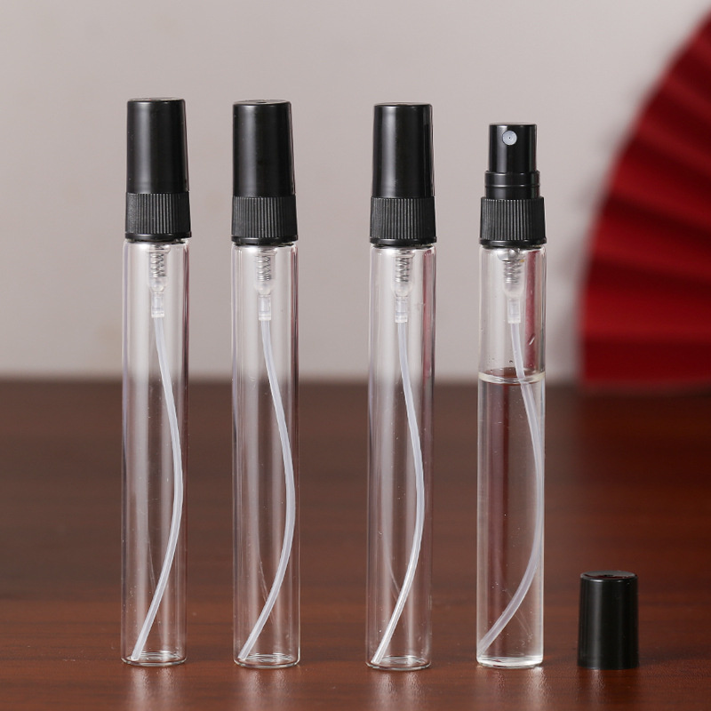 スプレー付きの詰め替え可能なガラス瓶,黒の香水スプレーボトル - Fragrance Atomizer Pump のレビューと価格
